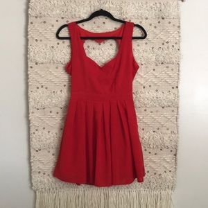 Tea & Cup heart cut out dress ❤️